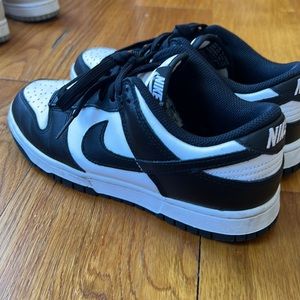 Nike dunk low black/white panda great condition size 8